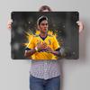 Poster Stampato Calcio Paulo Dybala Arte Murale Retrò Personalizzato Segni Metallici Vintage in Latta per Decorazione Casa Soggiorno Uomini