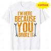 Interesting Maintenance Worker Gift Tshirt Mechanic Unisexs Tshirt Harajuku Loose Daily Shortsleeved Top