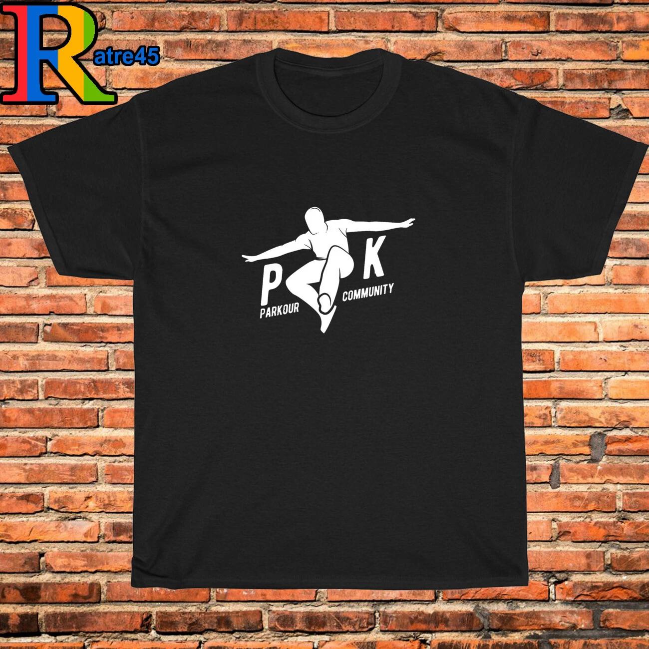 Men s and Women s T-shirts PARKOUR Jump High XL