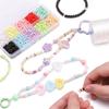 1050 Stück/Box Acrylperlen Erdnuss Zubehörset für DIY Halskette Armband Schmuckherstellung