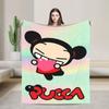 Kawaii P-Pucca Blanket Fleece Autumn/Winter  Breathable Warm Throw Blanket for Bed Bedroom Bedspreads
