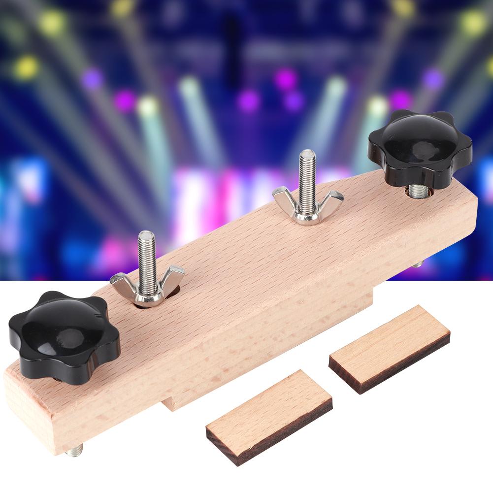 Gitarrenstegklemme aus Ahorn, Gitarrenständer, Wartungswerkzeuge, Installation, Reparatur, Austausch, allgemeines Zubehör