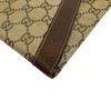 GUCCI Vintage Old Gucci Letter Pouch Business Bag GG pattern canvas Clutch bag beige canvas Used