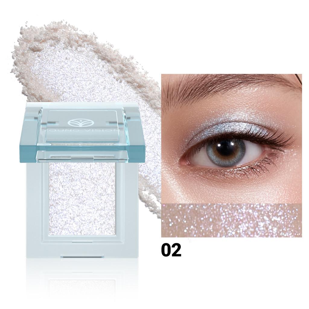 5-Color Creamy Putty Eyeshadow Palette - High-Intensity Glitter & Pearl Shimmer, Soft Bouncy Formula, Long-Wearing