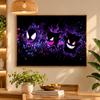 5D Diamond Painting Gengar Haunter Gastly DIY Full Drill Diamond Art Kit Home Decoration