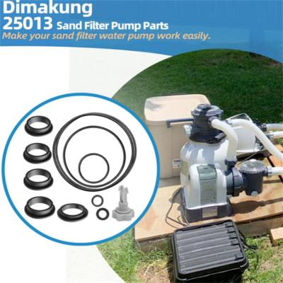 Sandfilterpumpe Dichtung Dichtungs Reparaturset Mit O-Ringen Dichtungen Und Entlüftungsventilen Für Schwimmbadpumpen Motor Dichtungen