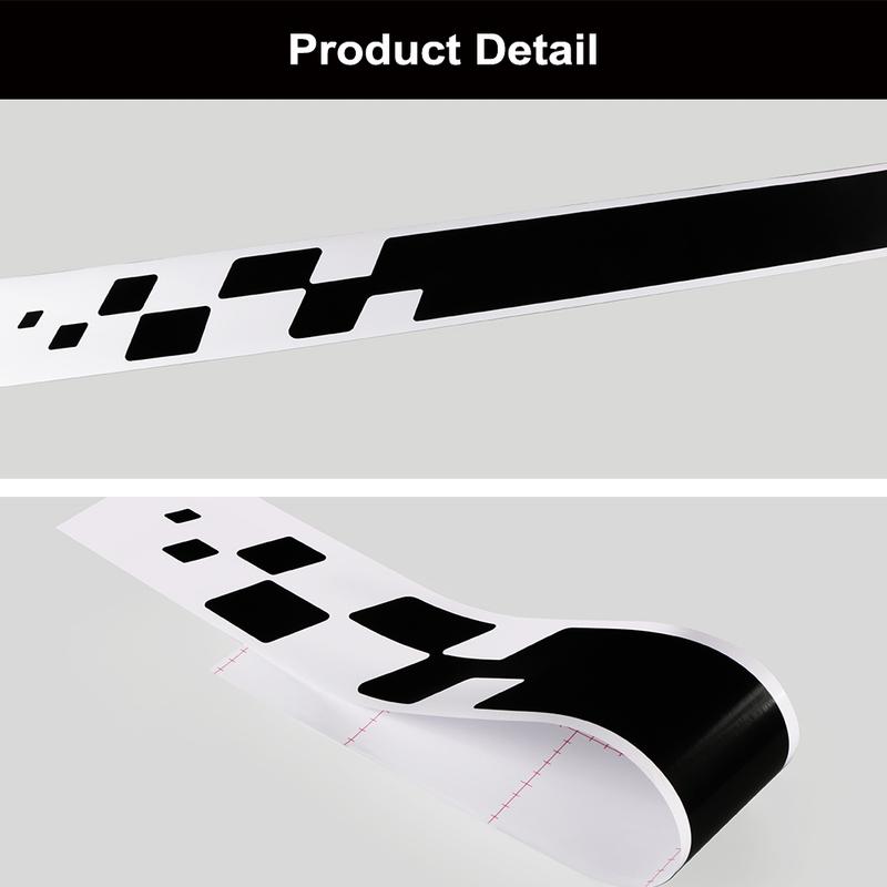 2pcs Car Hood Cover Sticker Auto Vinyl Film Long Stripe Decals Stylish Graphics Car Sport Styling Sticker Tuning Car Accessories