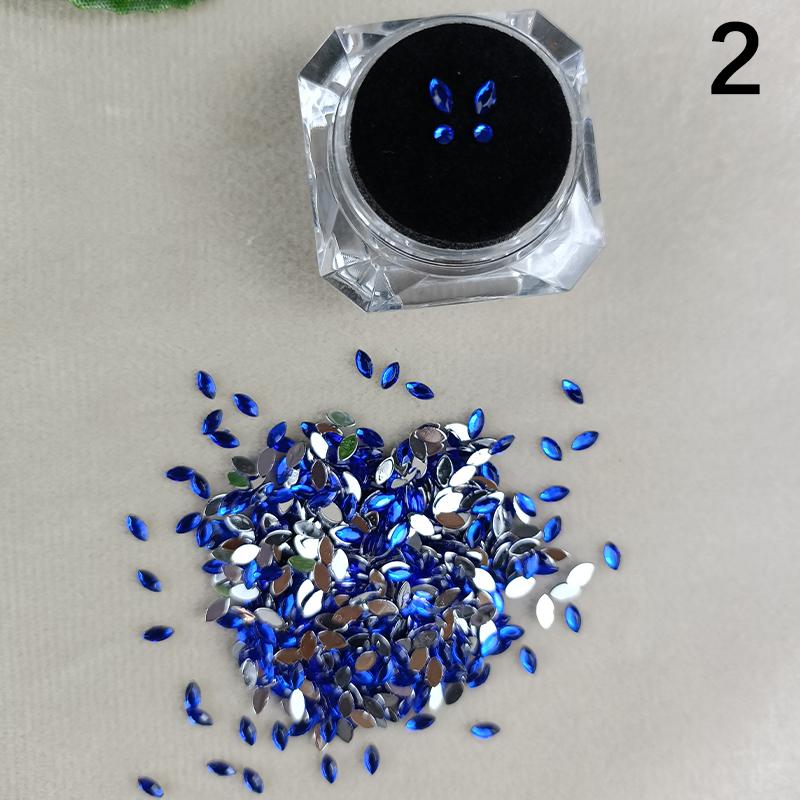 4Pcs Dental Teeth Gems Clear  Tooth Gem Ornaments Jewelry 