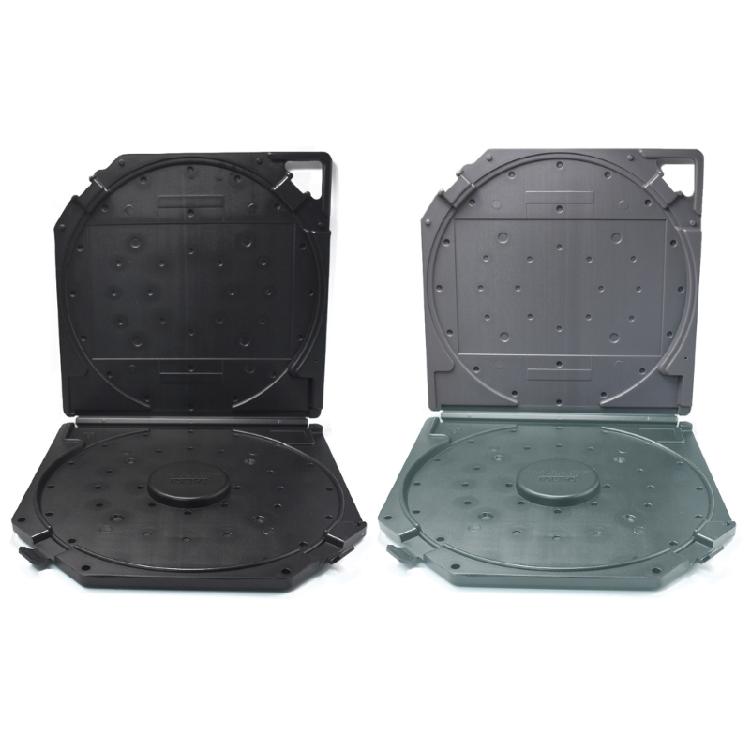 Custodia protettiva sigillata per bobina di nastro da 10 pollici, costruzione in plastica resistente all'acqua, perfetta per l'archiviazione di regist