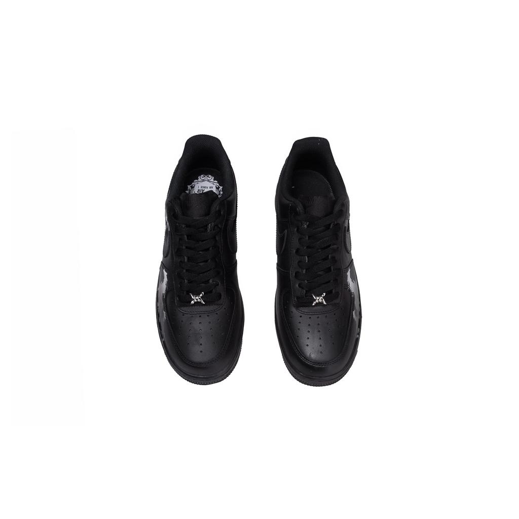Nike Air Force 1 Horse Year Ink Step Leather Cushioning Abrasion Resistant Height Increasing CW2288-001(Team1589-)