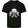 Satanic Skulls Gothic Biker Heavy Metal Kids T-Shirt Childrens