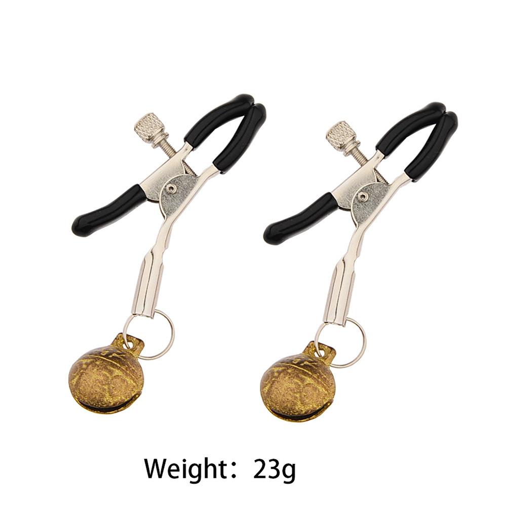 Nipple Clips Clamps Nipple Adjustable Pressure Breast Clamps Stainless Steel Non Piercing Nipple Rings For Women/Men