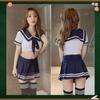 Sailor High School Great Value Full Set High School Student Mini School Student Fancy Loose Popular Cosplay [BeLoved] Uniform, Girl, 3-Piece [Mini
