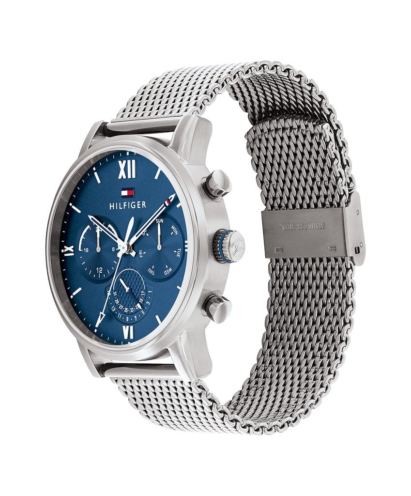 [Tommy Hilfiger][Authentic] Men's Watch, Navy Dial, Stainless Steel Bracelet, 1791881