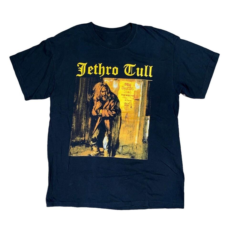 Jethro Tull Band Aqualung Shirt Black Short Sleeve Unisex S-5XL S
