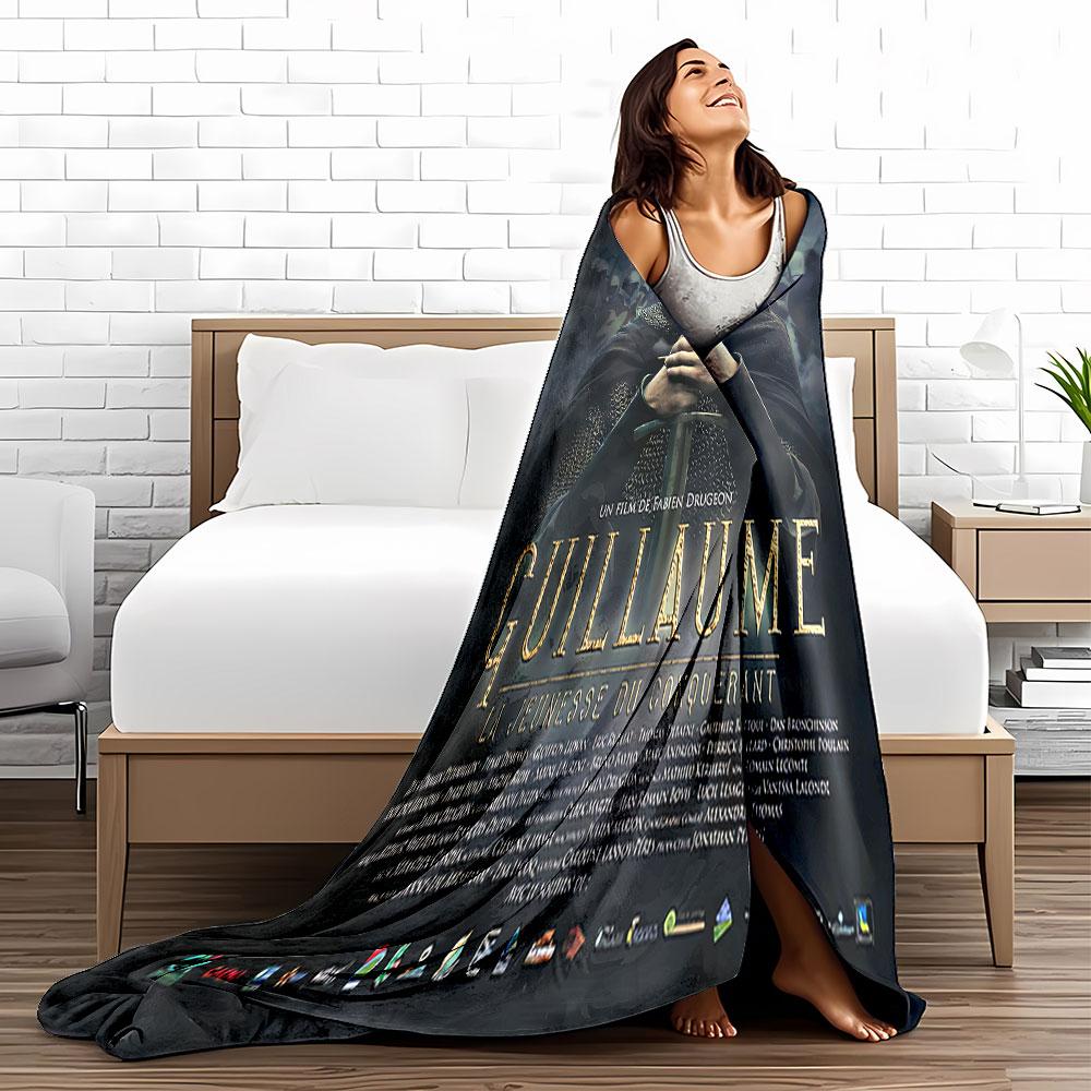 Medieval Warrior Blanket for all seasons blanket lunch break throw gift