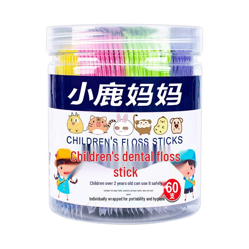 

Little Deer Mama Детские индивидуальные зубные нити-пики, 60 шт.