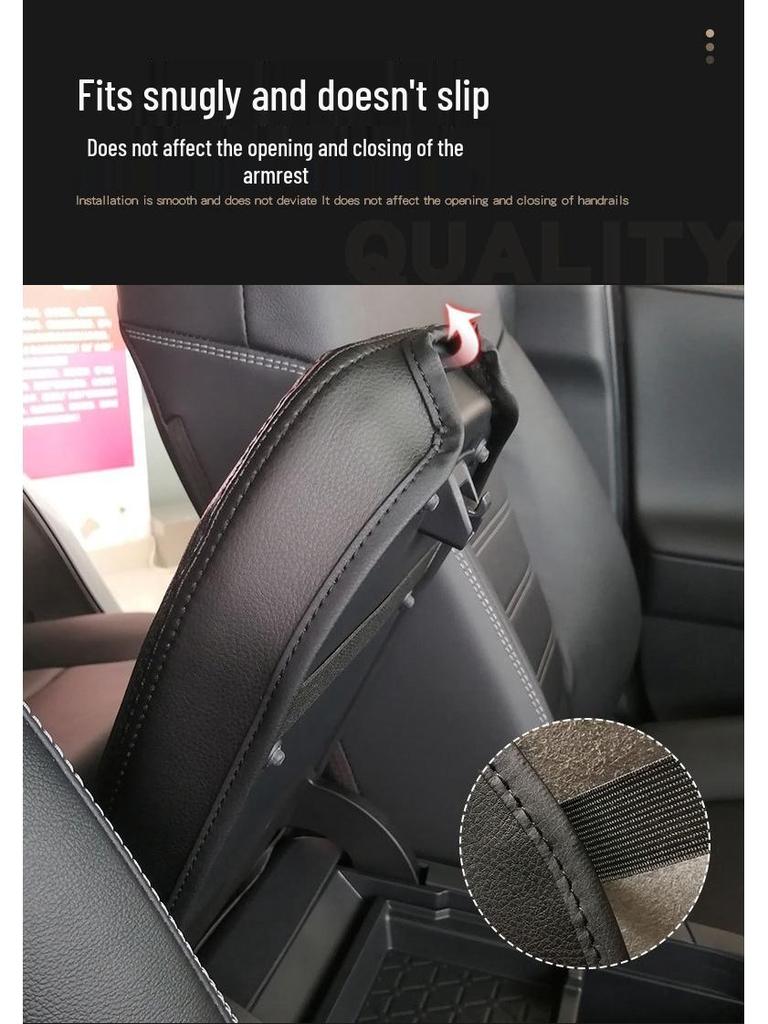 Armrest Box Cover & Storage for 20-22 Toyota RAV4