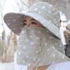 Fishing Hunting Hiking Summer Wide Brim Sun Hat UV Protection Hats Protective Cover Visor Caps