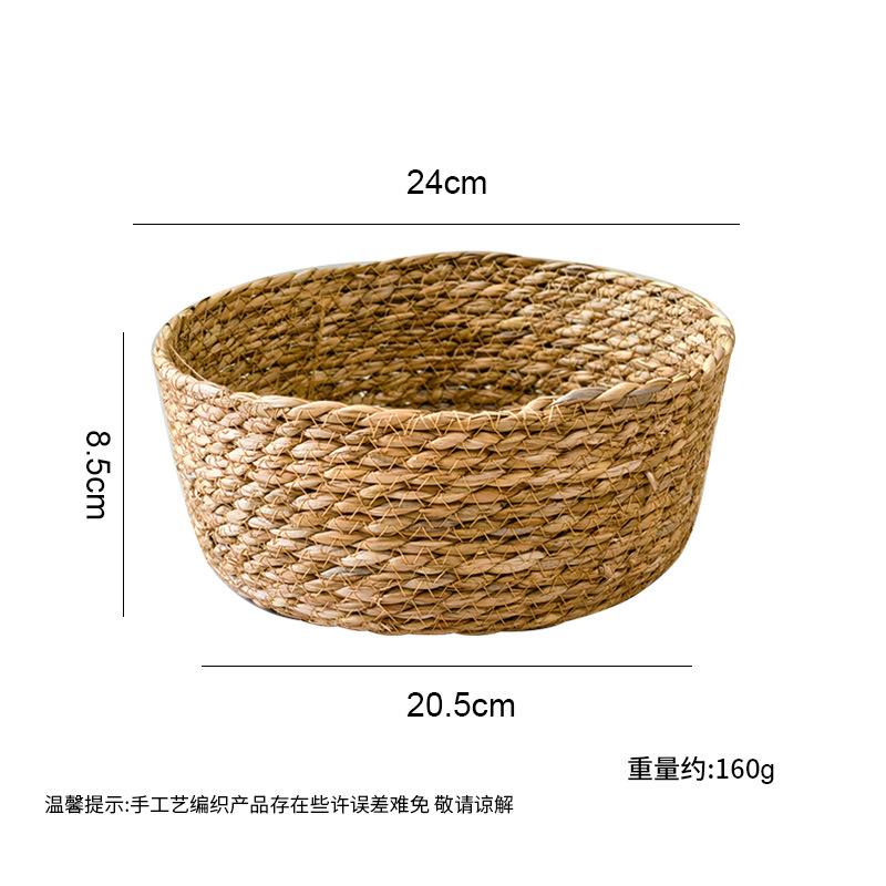 Simplicity, Woven Flowerpot, Multi-purpose, Woven Basket, Desktop Storage, Home Decor, Rattan Weaving, Breathable Flower Basket