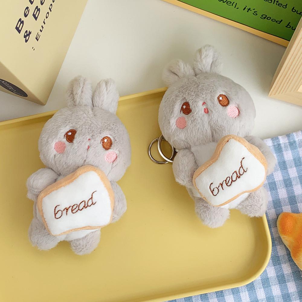 Entzückender neuer Plüschhasen-Schlüsselanhänger für Kinder Süßes Mini-Rucksack-Accessoire