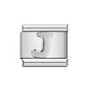 26 English A-Z Letter Name Custom Silver Color 9mm Link Charms Italian Stainless Steel Bracelet DIY Jewelry Making Hand Chain