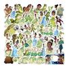 50pcs Cute Tiana The Princess and the Frog Stickers Decoration Kids Toy DIY Waterproof Fridge Phone Bike Guitar Fridge Car