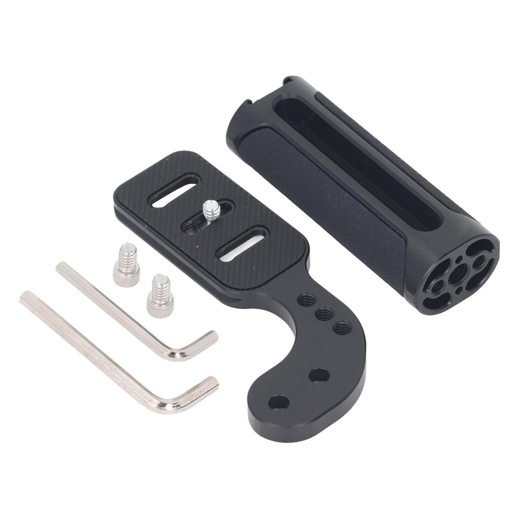 Camera Universal Side Handle Grip with Cold Shoe Mount Ergonomic Camera Side Handle Vertical Shoot