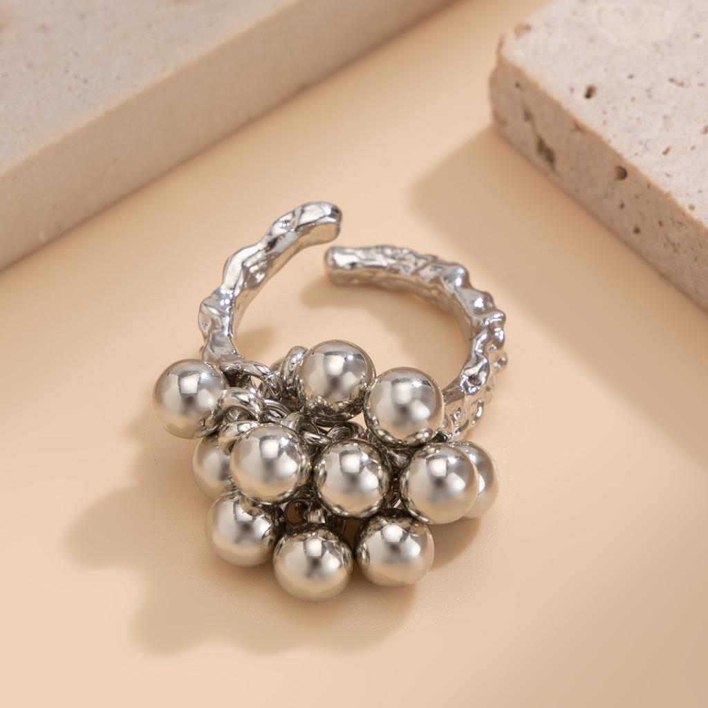 Irregular Hollow Winding Ring, Niche Design, Open Mouth Ring, Personalized And Versatile Bracelet