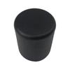 MAURER - Black Conical Ferrule 25mm. Blister 4 Pieces.