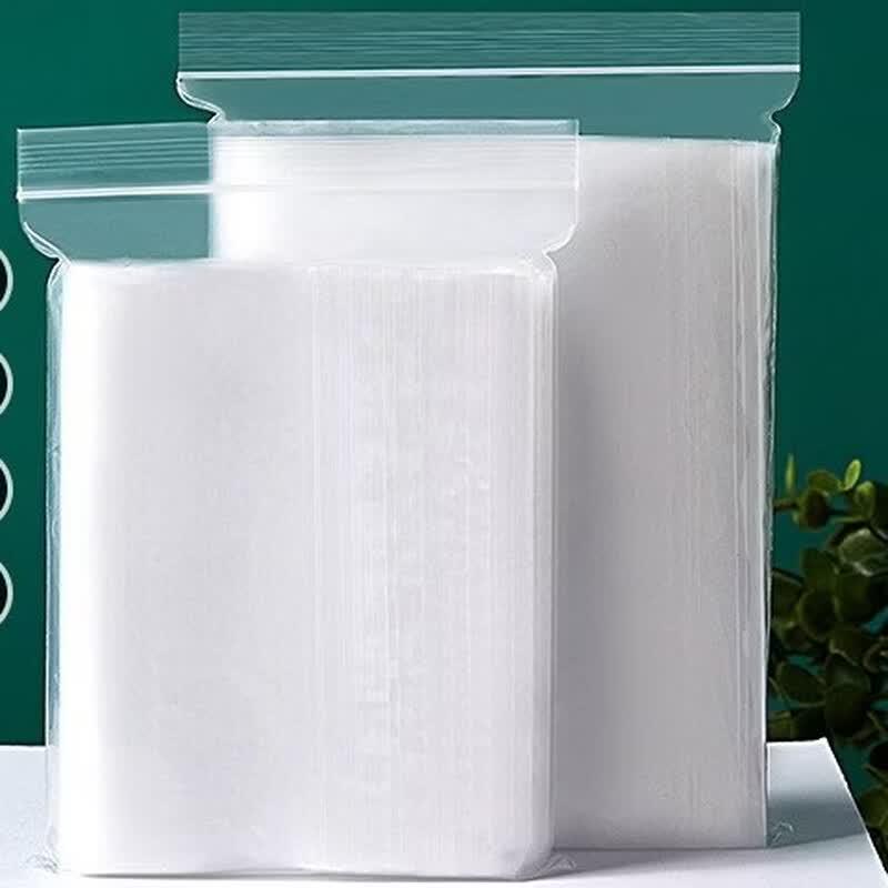 Ganzhe Jun Clear PE Ziplock Bags 20x14cm, 0.16mm Thick (10,000 Count)