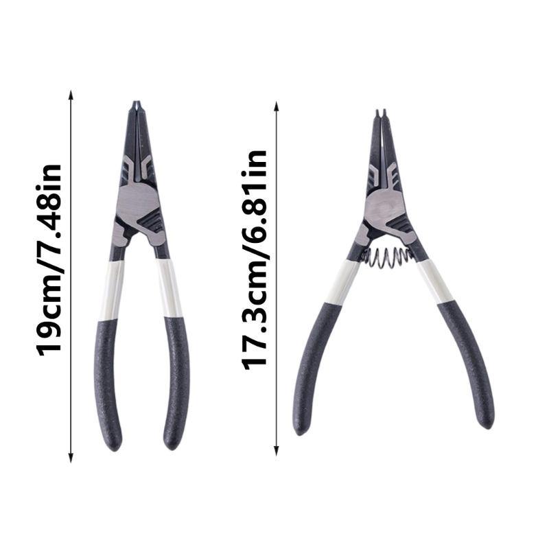Heavy dutys Snap Rings Plier Design Internal External Retaining Clip Circlip Plier Removal Tool Spring Assisted Design