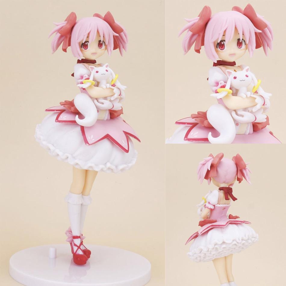 Anime Puella Magi Madoka Magica Aniem Figure Kaname Cute Models Figurines Ornaments Exquisite Toy Collection Otaku Gifts