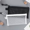 Nylon Netz Akten Tasche A4 A5 A6 Transparent Reißverschluss Test Papier Informations Tasche Büro Student Stifte Tasche Fach Tasche Puzzle Aufbewahrungstasche KTY