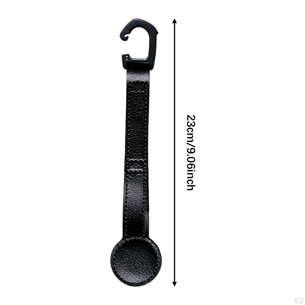 2 Pieces Cowboy Hat Holder PU Leather Universal Practical Cap Clip Seat Back Storage Organizer for
