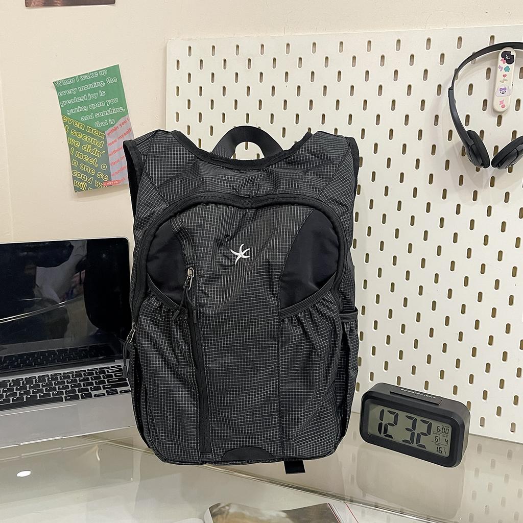 Lightweight Hiking Backpack Large Capacity Water-repellent Cycling Backpack Workwear Style Leisure Student School Bag Women's Computer Bag