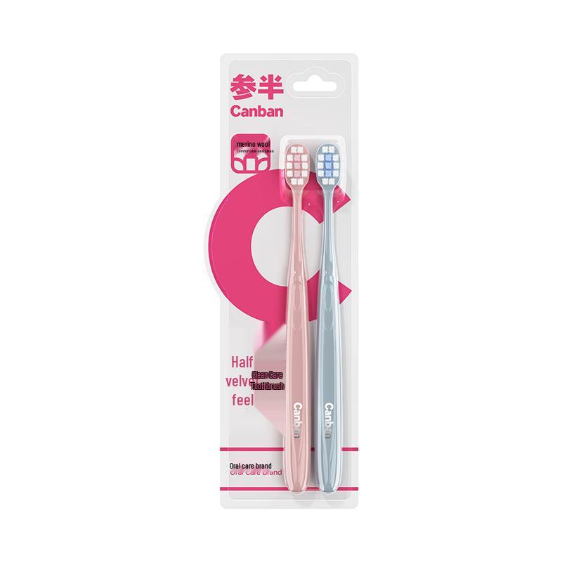 

Velvet Soft Bristle Gum Care Toothbrush (2-Pack)