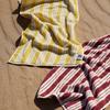 CLAUMAN 1981 1P Organic Striped Towel _Tuscan Yellow