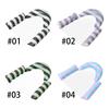 Stripe Pattern Float Air Cushion Leakproof Inflatable Floating Single Seat Thickened Floating Bed for Summer Water Entertainment