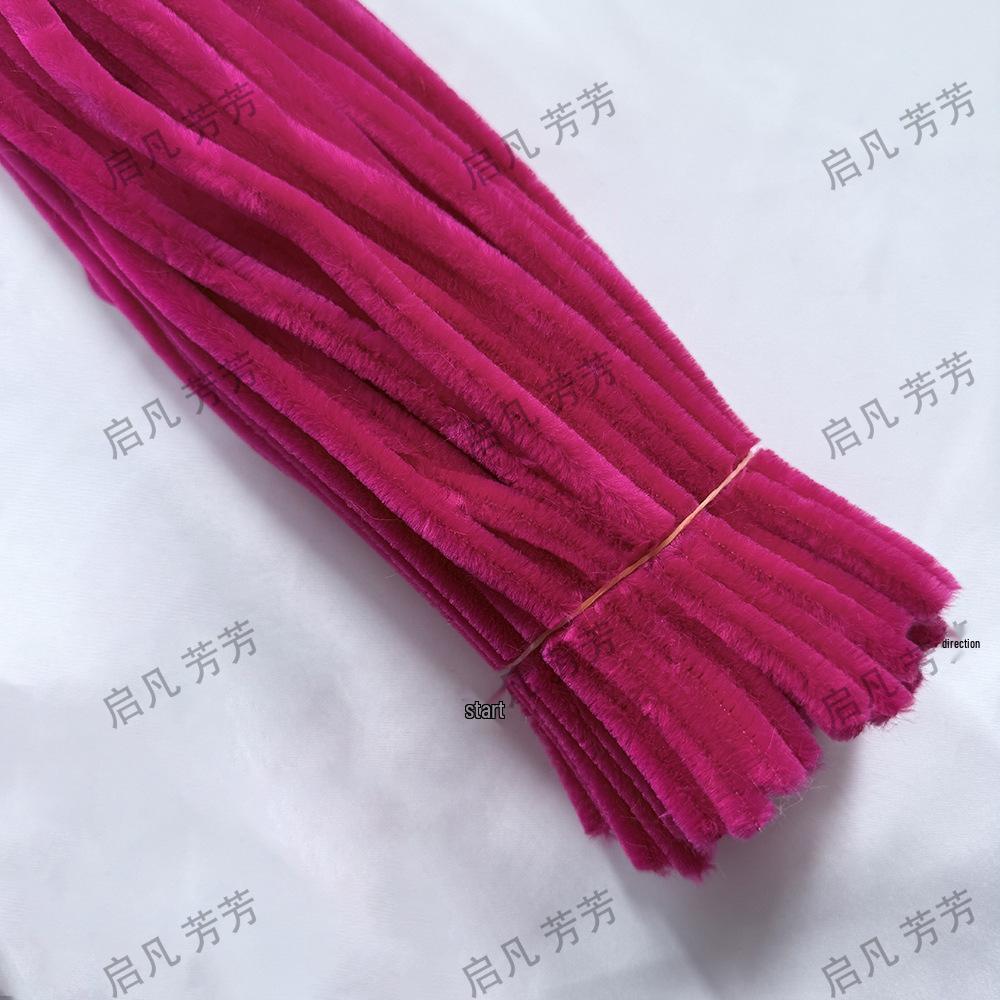 8mm Macaron Color Encrypted Twist Ties Chenille Stems for DIY Toys