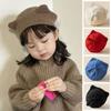 Solid Color Cat Ear Baby Hat Korean Style Boys Girls Painter Hats Lovely Baby Beret Hat  Kids