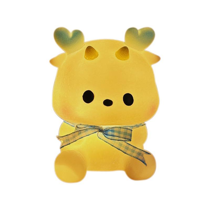 

Мультфильм Год Дракона Ночной Светильник Атмосфера Украшения Детская Комната Ночник Сопровождаемый Ручной Подарки