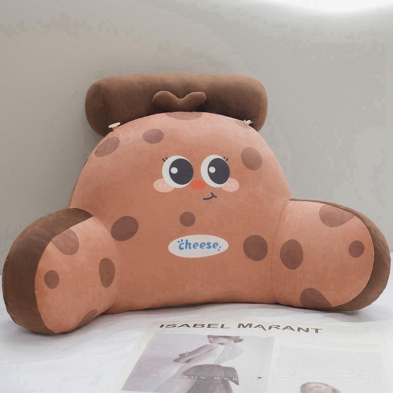 

Cartoon Soft Cheese Waist Girls Bedside Cushion Soft Bag Office Seat Pillow Cushion Girls Ragdoll 60*40cm（0.9kg）