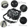 Goture Fishing Waist Bag with 2 Tackle Compact Fishing Gear Storage Bag for Outdoor Camouflage Bag, Boxes, Waterproof, Multifunctional, Fishing,