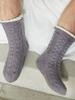 Men Winter Socks Plush Thick Warm Soft Non-Slip Mid-Calf Home Floor Socks Hosiery
