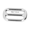 10PCS Zinc Alloy Strap Keeper Buckle Glossy Surface Belt Slide Buckle  Clothing Accessories