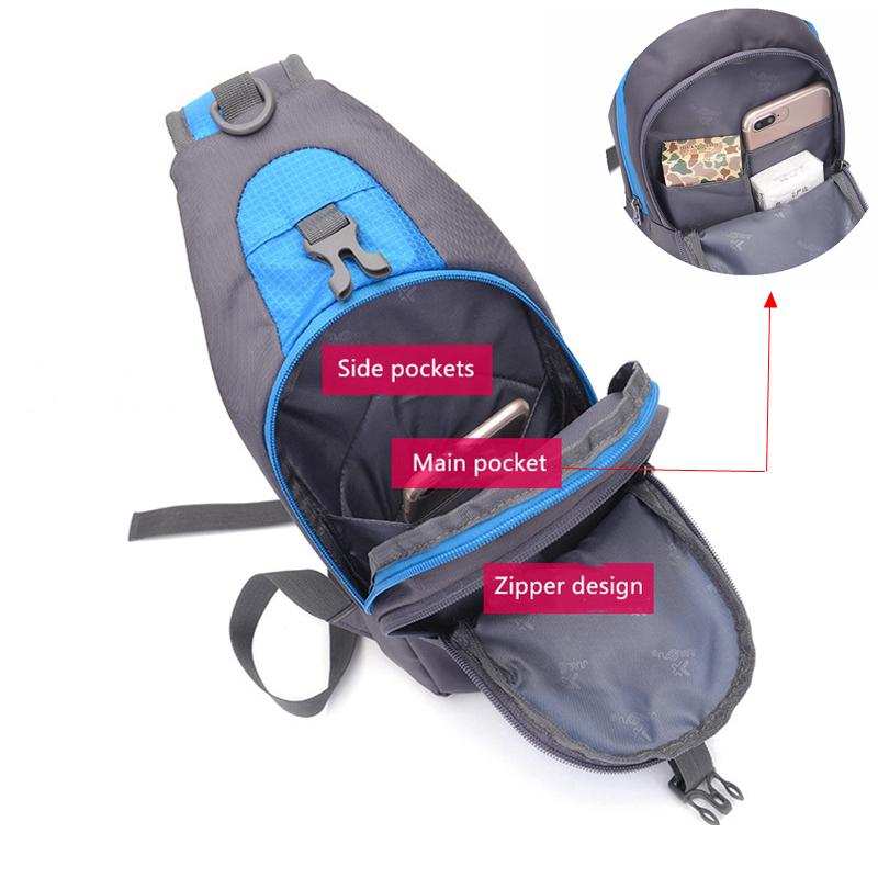 Muži Cestování Turistika Taška přes rameno Ženy Batoh na hrudník Sportovní Outdoor Počítač Taška na telefon Horolezectví Fitness Trekking Rybářská taška