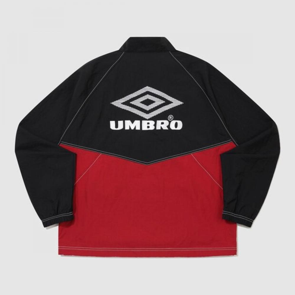 Umbro Men S criSpy taSlan Long Sleeve Stand Neck Anorak Ur324cwt91