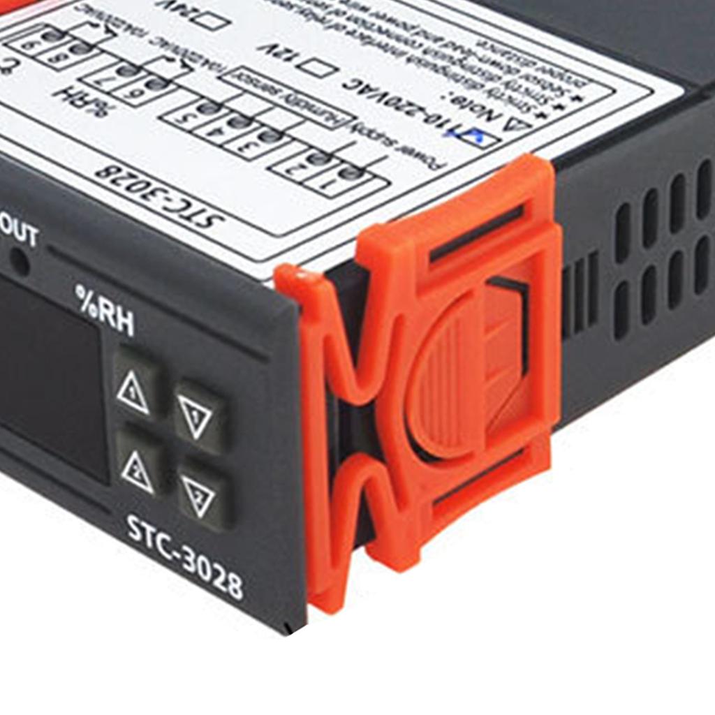 Digital Temperature Humidity Controller ‑20 Celsius  To +80 Celsius  00percent  RH To +100percent  Accurate Hygrometer
