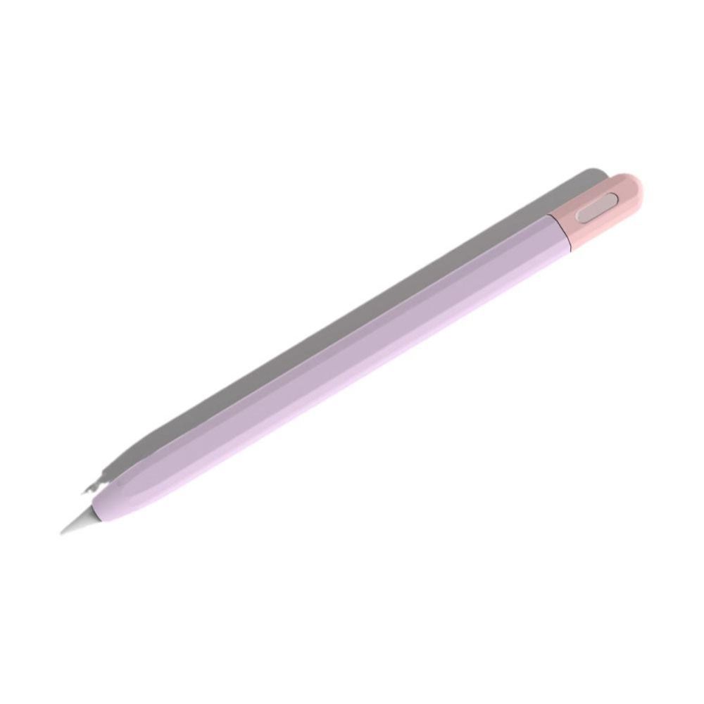 

Tablet Stylus Protective Case Silicone Anti Slip USB-C Touch Pen Sleeve Waterproof Ergonomic for Apple Pencil 3rd Generation фіолетовий